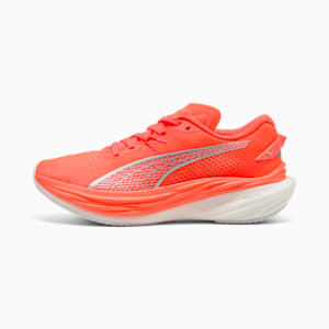 Chaussures de course à pied Deviate NITRO™ 3 Femme, Glowing Red-PUMA Silver, extralarge